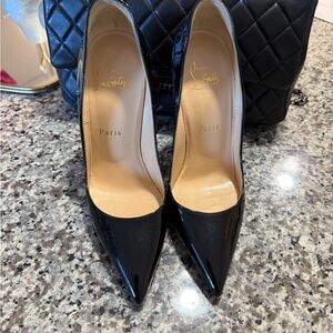 Christian Louboutin Glossy Black Heels